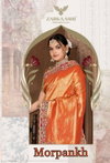 Morpankh By Zarkaashi Tissue Wedding Wear Saree Wholesalers In Surat
